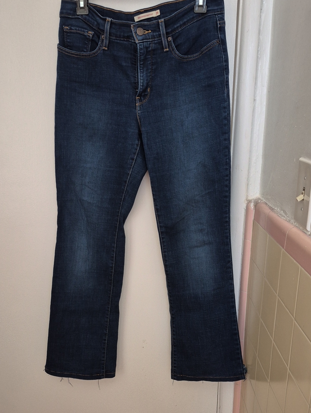 Dark Blue Women’s Straight Leg Jeans